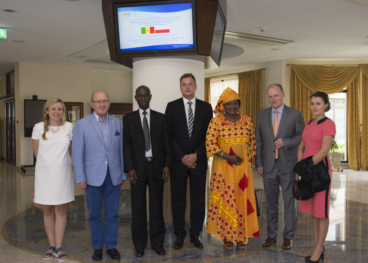 delegacja z Senegalu w CSIM Kajetany Piotr Skarżyński