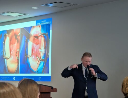 Prof. Piotr H. Skarżyński podczas XXIV Dni Otolaryngologii Dziecięcej w Łodzi